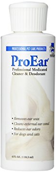 Top Performance ProEar Professional Medicated Ear Cleaners  -  Versatile and Effective Solution for Cleaning Dog and Cat Ears