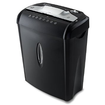 Aurora AU740XA 7-Sheet CrossCut Paper / Credit Card Shredder with Basket, Featuring Overheat Protection, Auto Start/ Stop, and Manual Reverse/ Forward Setting to Clear Paper Jams