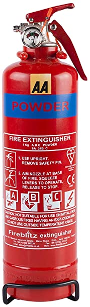 AA Car Essentials AA6653 Fire Extinguisher, Red
