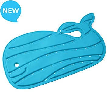 Skip Hop Moby Non-Slip Baby Bath Mat, Blue