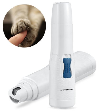 Pet Nail Grinder,URPOWER Electric Premium Pet Nail File Gentle Paws Grooming Trimmer Clipper for Dogs, Cats, Hamsters, Rabbits and Birds