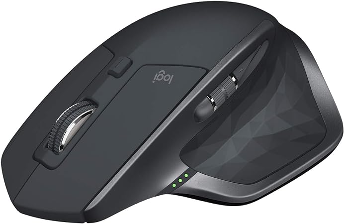 Logitech MX Master 2S Bluetooth Edition Wireless Mouse, Multi-Surface, Hyper-Fast Scrolling, Ergonomic, Rechargeable, Connects Up to 3 Mac/PC Computers - Graphite