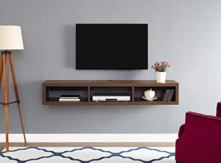 Martin Furniture  Floating TV Console, 60", Columbian Walnut