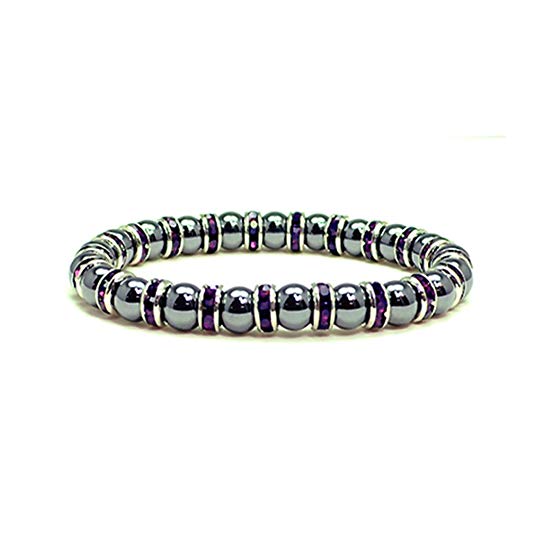 Accents Kingdom Magnetic Bracelet Women's Tuchi Simulated Pearl Hematite Magnetic Therapy Bracelet by