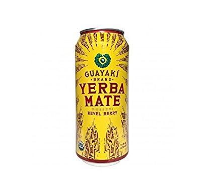 Guayaki Organic Yerba Mate, Revel Berry, 16 Ounce (Pack of 12)