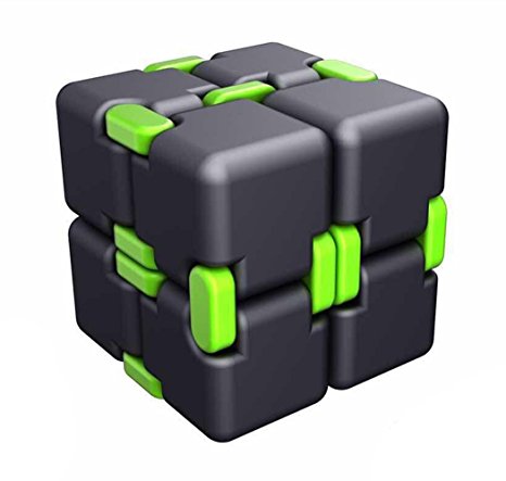 Fidget Cube in Style With Infinity Cube Pressure Reduction Toy - Infinity Turn Spin Cube Edc Fidgeting - Killing Time Toys Infinite Cube For ADD, ADHD, Anxiety, and Autism Adult and Children