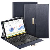 Surface Pro 4 Case ESR Intelligent Series Folio Stand Case Buckler for Secure ClosureCompatible with Surface Pro 4 Type Built-in Stand with Multiple viewing Anglesfor Surface Pro 4Navy Blue