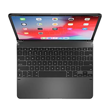 Brydge Pro 12.9 Keyboard for iPad Pro 12.9-inch 3rd Generation 2018 Model | Aluminum Wireless Bluetooth Keyboard with Backlit Keys | Long Battery Life | (Space Gray)