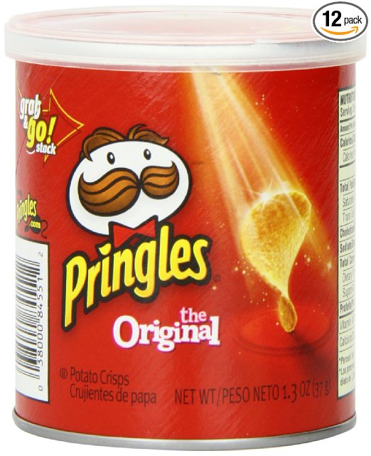 Pringles Original Small Stacks, 1.3 Ounce (Pack of 12)