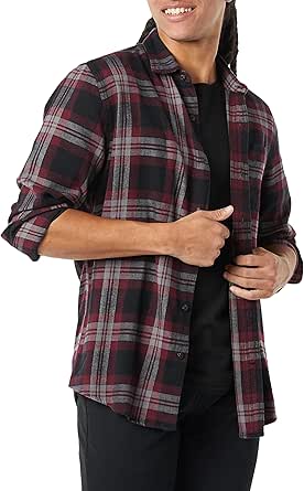 Amazon Essentials Men's Long-Sleeve Flannel Shirt (Available in Big & Tall)