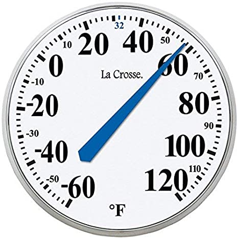 La Crosse Technology 13.5In Round Thermometer