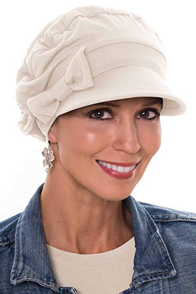 Versatility Newsboy Hat-Caps for Women with Chemo Cancer Hair Loss