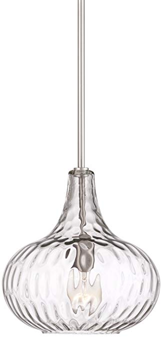 Cora 11" Wide Brushed Nickel Mini Pendant