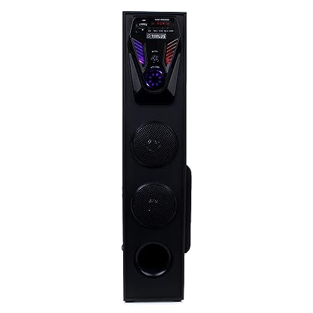 TOPLUS Avenger Nxt Bluetooth Tower Speaker (Black) Mic, LED Display, USB, Home Theatre 80 W