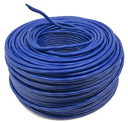 Micro Connectors TR4-539BL 100 Meter (328ft) CAT6 UTP Solid 24AWG - Blue