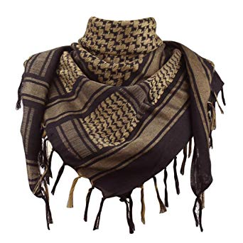 Explore Land 100 Cotton Military Shemagh Tactical Desert Keffiyeh Scarf Wrap