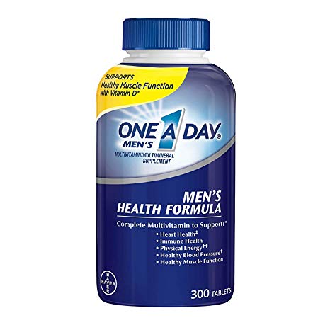 One A Day Men's Health Formula, 1Pack (300 Tablets Each)