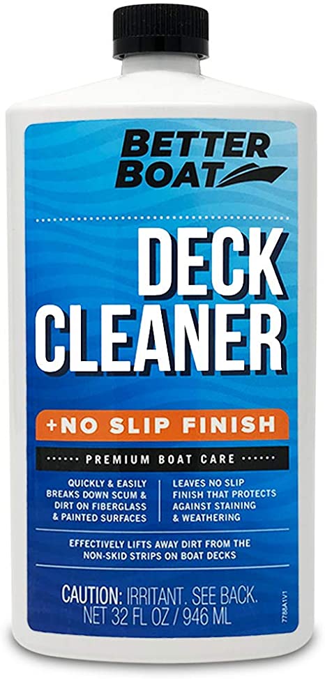 Boat Deck Cleaner Marine Grade to Clean Anti Stick Surfaces and Non Stick Floor on Boats