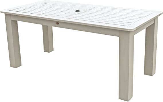 Highwood AD-DTB37-WAE Lehigh and Weatherly Rectangular Dining Table, 37 by 72-Inch, Height, Whitewash