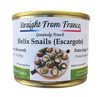 Straight from France Extra large French Lucorum Canned Escargots Snails (2 Dozens)