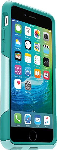 OtterBox COMMUTER SERIES Case for iPhone 6S and iPhone 6 (NOT Plus) - Retail Packaging - AQUA SKY (AQUA BLUE/LIGHT TEAL)