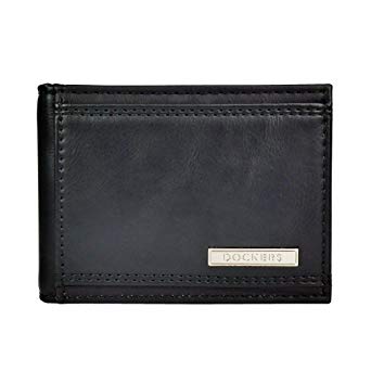 Dockers Men's RFID Blocking Slim Magnetic Front Pocket Wallet