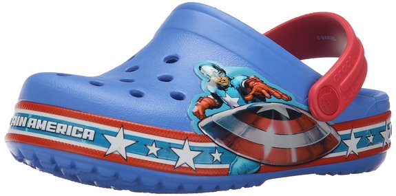 crocs Crocband Captain America Clog (Toddler/Little Kid)