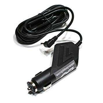 EDO Tech 10 ft Car Charger Power Cable Cord for Cobra CDR 840 Drive & SECURITYMAN Carcam-SD HD DashCam DVR