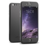 iPhone 6 Case Willnorn Norn One Ultra Thin Full Body Coverage Protection Hard Slim iPhone 6 Case with Tempered Glass Screen Protector for Apple iPhone 6 47 Black