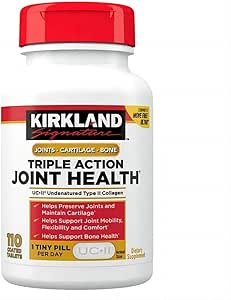 Triple Action Joint Health UC•Il Undenatured Type II Collagen Dietary Supplement, 110 Coated Tablets(Pack of 1)