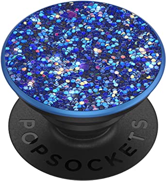 PopSockets: PopGrip with Swappable Top for Phones and Tablets - Sparkle Peacock