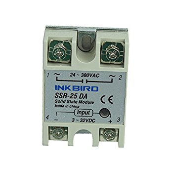 INKBIRD 25A SSR Solid State Relay for temperature controller