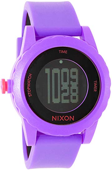 NIXON Women's A326-230 Plastic Analog Black Dial Watch