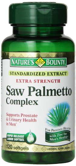 Natures Bounty Extra Strength Saw Palmetto Complex 120 Softgels