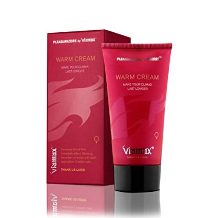 Viamax Warm Cream - Make Your Climax Last Longer Female Intimate Cream That Increases Blood Flow Circulation Sensitivity and Natural Lubrication