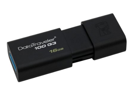 Kingston Digital 16GB 100 G3 USB 3.0 DataTraveler (DT100G3/16GB)