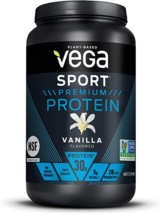 Vega Sport Protein Powder, Vanilla, 1.83 lb, 20 Servings