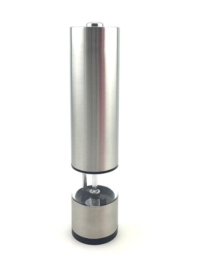 Electric Pepper Mill with Light, Electric Pepper Grinder with Light, Electric Salt Mill, Battery-Operated Electric Pepper Mills Grinders, Electric Pepper Mill Grinder
