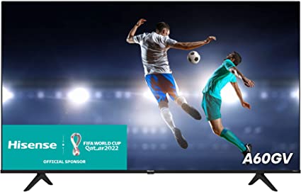 Hisense 65A60GV - 65 inch 4K Ultra HD Dolby Vision HDR10 VIDAA Smart TV with Bluetooth, Voice Control, DTS TruSurround, 3HDMI(Canada Model) 2022