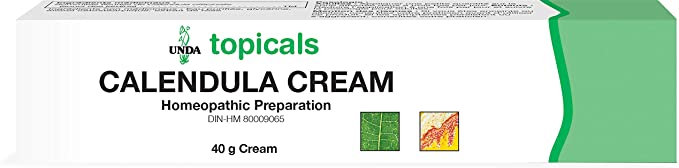 UNDA - Calendula Cream - Homeopathic Preparation - 40 Grams Cream