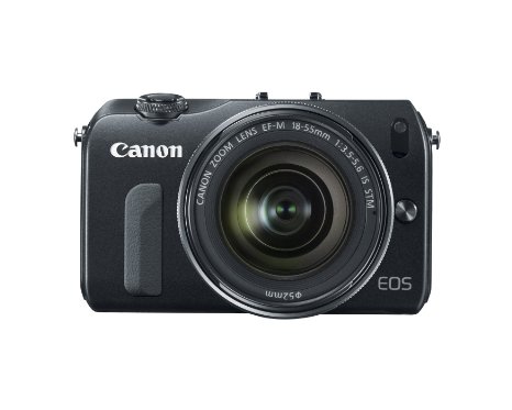 Canon EOS M 18.0 MP Compact Systems Camera with 3.0-Inch LCD and EF-M18-55mm IS STM Lens