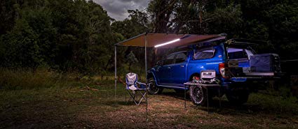 ARB 4x4 Accessories 814107 Retractable Awning with Optional Led Light Strip (814101) 2500x2500mm 8.2 Feet