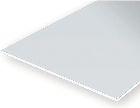EverGreen 9006 Clear Polystyrene Sheet 150 x 300 x 0.25 mm (Pack of 2)