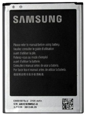 Samsung EB595675LU/EB595675LUC/EB595675LABXAR/EB595675LAGSTA Battery for Galaxy Note 2 - Original OEM - Non-Retail Packaging - Black