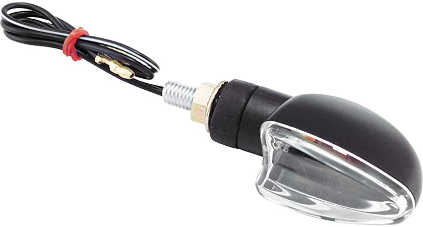 BikeMaster Ultra Small Mini Marker Lights (Black/Clear)