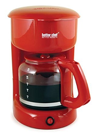 Better Chef 12-Cup Coffee Maker, Red