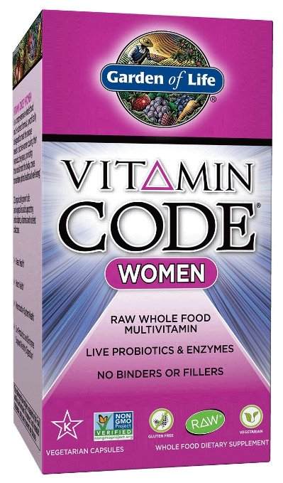 Garden of Life Vitamin Code Women's Multi 120 CNT CAP, Box
