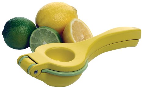 Amco 8720 8-Inch Two-in-One Lemon Juicer/Squeezer, Yellow