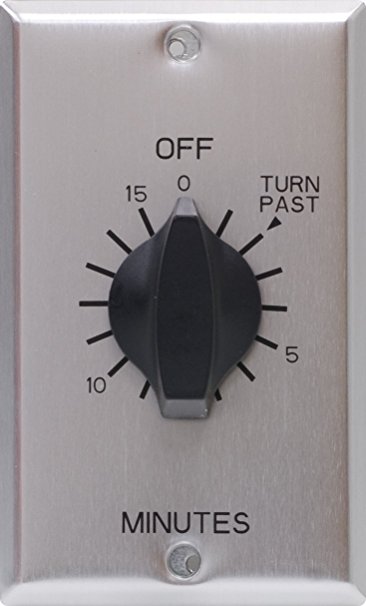 GE 15-Minute In-Wall Springwound Countdown Timer