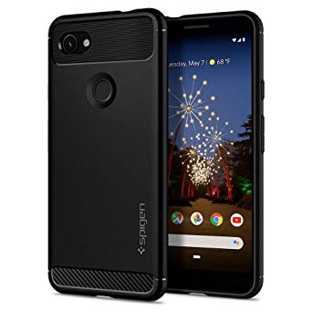 Spigen Rugged Armor Designed for Google Pixel 3a Case (2019) - Matte Black